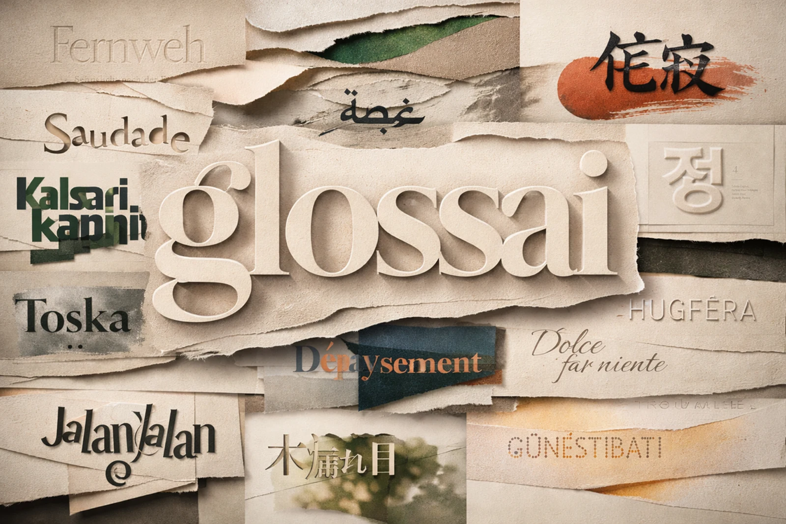 Glossai collage
